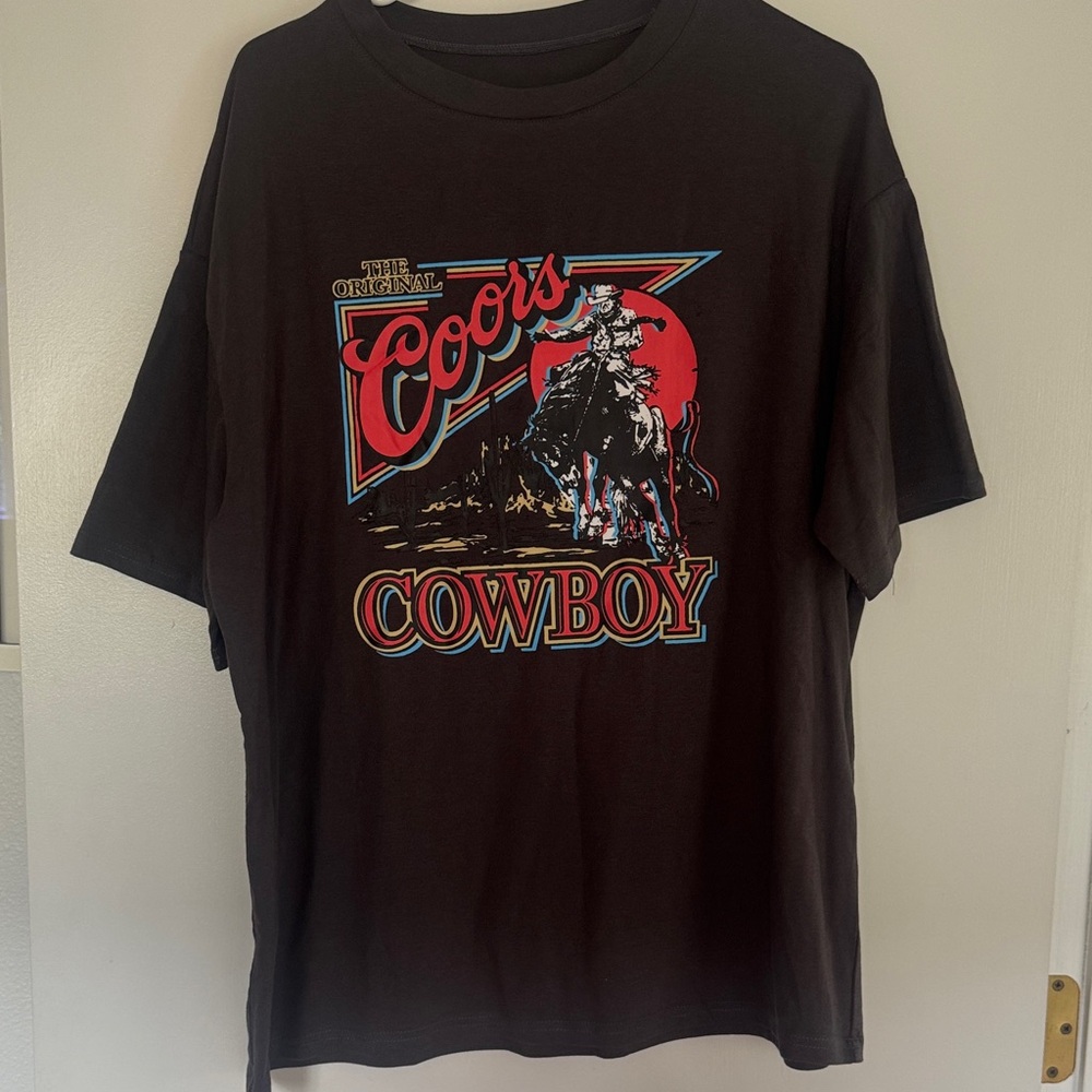 Source Unknown Cowboy Graphic Tee - Black